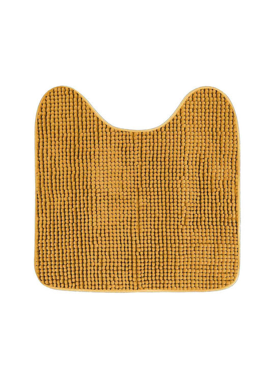 Spitishop Non-Slip Bath Mat Toilet L-C Sweety 1801700 Ocre 45x45εκ.