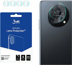 3MK Lens Protect 4-Pack Προστασία Κάμερας Tempered Glass Διάφανο για το Huawei Nova Y90