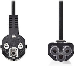 Nedis Schuko - IEC C5 Cable 2m Black (CEGT10100BK20)