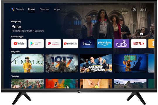 TCL Smart Τηλεόραση 32" HD Ready LED 32S5200 HDR (2021) 32S5200