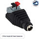 GloboStar Connection Plug for CCTV Systems Black 70678