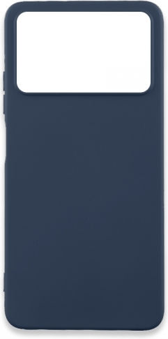 Senso Liquid Umschlag Rückseite Silikon Blau (Poco X4 Pro 5G)