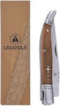 Laguiole Pocket Knife Brown Total Length 8.5pcs