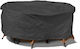 Waterproof Dining Table Cover Black 128x128x71cm