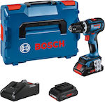 Bosch GSB 18V-90 C Șurubelniță cu percuție Mașină de găurit Baterie 18V 2x4Ah 06019K6105