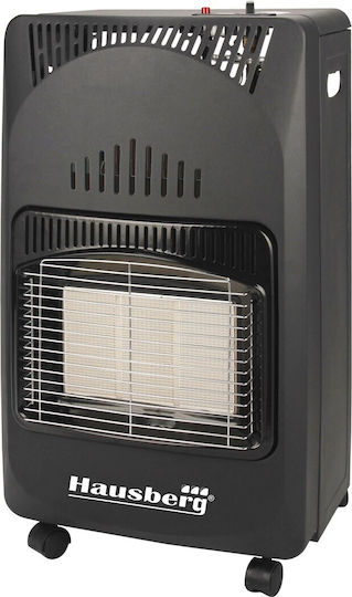 Hausberg HB-1010NG Gas Heater 4200W Gray 43x33x76cm