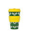 QuyCup Tennis Mug Bamboo with Lid Green 400ml