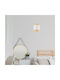 TK Lighting Boho Pendant Light White Boho Rail with Socket E27 20x20cm
