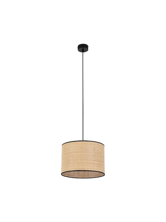 TK Lighting Liberia Pendant Lamp E27 Brown