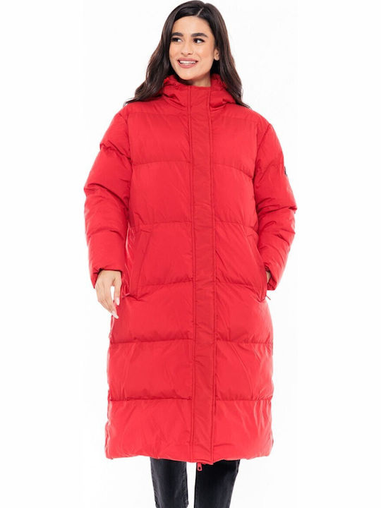 Biston Lungă Jachetă de femei Puffer pentru iar...