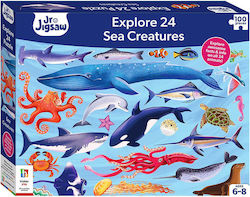 Παιδικό Puzzle Sea Creatures 100pcs για 6+ Ετών Hinkler