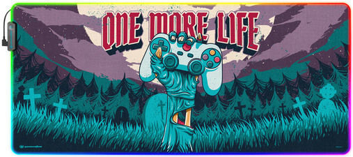 Grupo Erik One More Life Gaming Mauspad XXL (900mm) mit RGB-Beleuchtung MGGEL008
