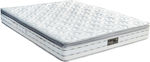 Orion Strom E013 Best Memory Gel Extra Plus 3D Pillowtop King Size Ορθοπεδικό Στρώμα 180x200x22cm με Ελατήρια & Ανώστρωμα