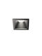 Ideal Lux Square Metallic Recessed Spot with Integrated LED and Warm White Light Black 7.5x7.5cm. 1pcs