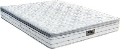 Orion Strom E013 Best Memory Gel Extra Plus 3D Pillowtop Διπλό Ορθοπεδικό Στρώμα 140x200x22cm με Ελατήρια & Ανώστρωμα