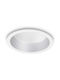 Ideal Lux Deep Στρογγυλό Μεταλλικό Χωνευτό Σποτ με Ενσωματωμένο LED και Φυσικό Λευκό Φως Λευκό 10.3x10.3εκ. 1τμχ