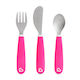 Munchkin Baby Cutlery Set made of Metal for 12+...