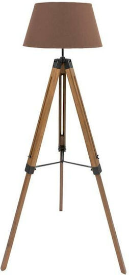 Vintage Floor Lamp H145cm. Brown
