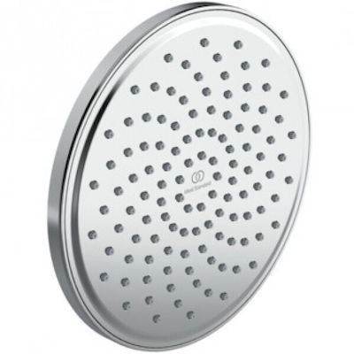 Ideal Standard Brass Round Showerhead Silver Ø20cm