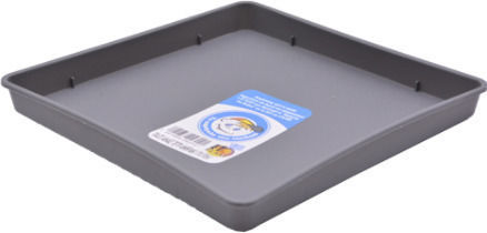 Et Plast Plate Pot Plastic Anthracite 25x25cm 313