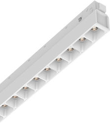 Ideal Lux Ego Accent Commercial Linear LED Ceiling Light 13W Warm White IP20 L28.4xD4.3cm