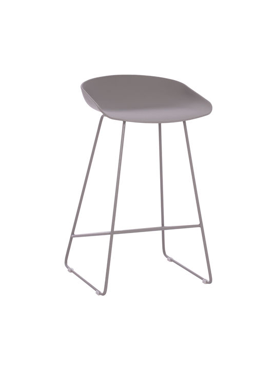 Stool Bar made of Polypropylene Grey 44x44x74cm