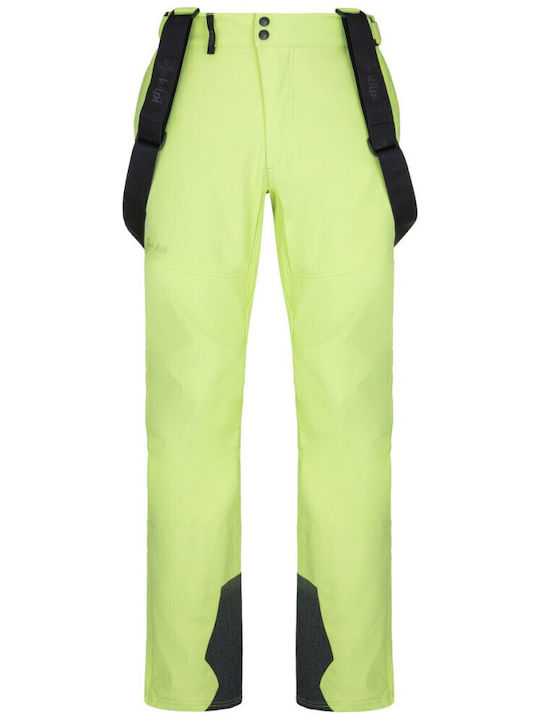 Kilpi Rhea-M SM0409KI-LGN Ανδρικό Παντελόνι Σκι & Snowboard Soft Shell Πράσινο