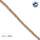 GloboStar Fabric Cable in Beige Color 200m 35050