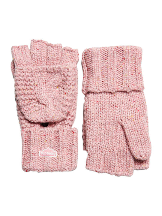 Rose Tweed Wolle Handschuhe