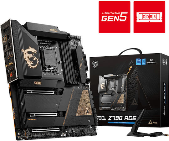Mi MSI MEG Z790 ACE Wi-Fi Motherboard Extended ATX με Intel 1700