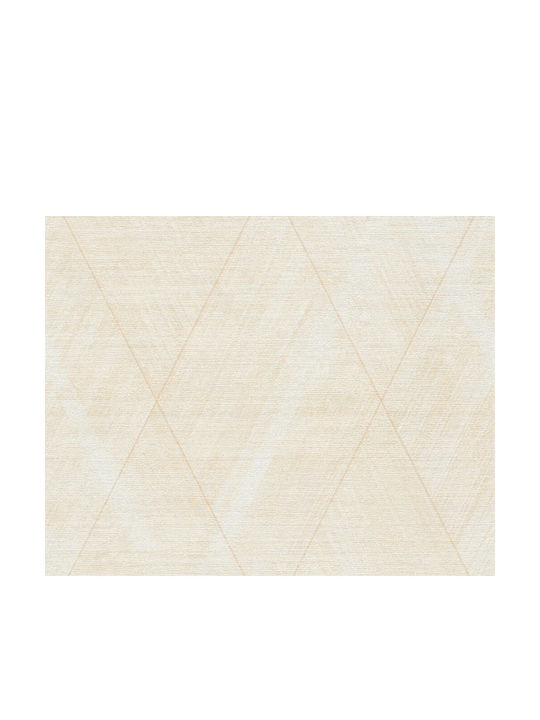 Wallpaper Vinyl Beige L1000xW53cm Washable