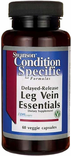 Swanson Leg Vein Essentials Besondere Nahrungsergänzungsmittel 60 Kräuterkapseln