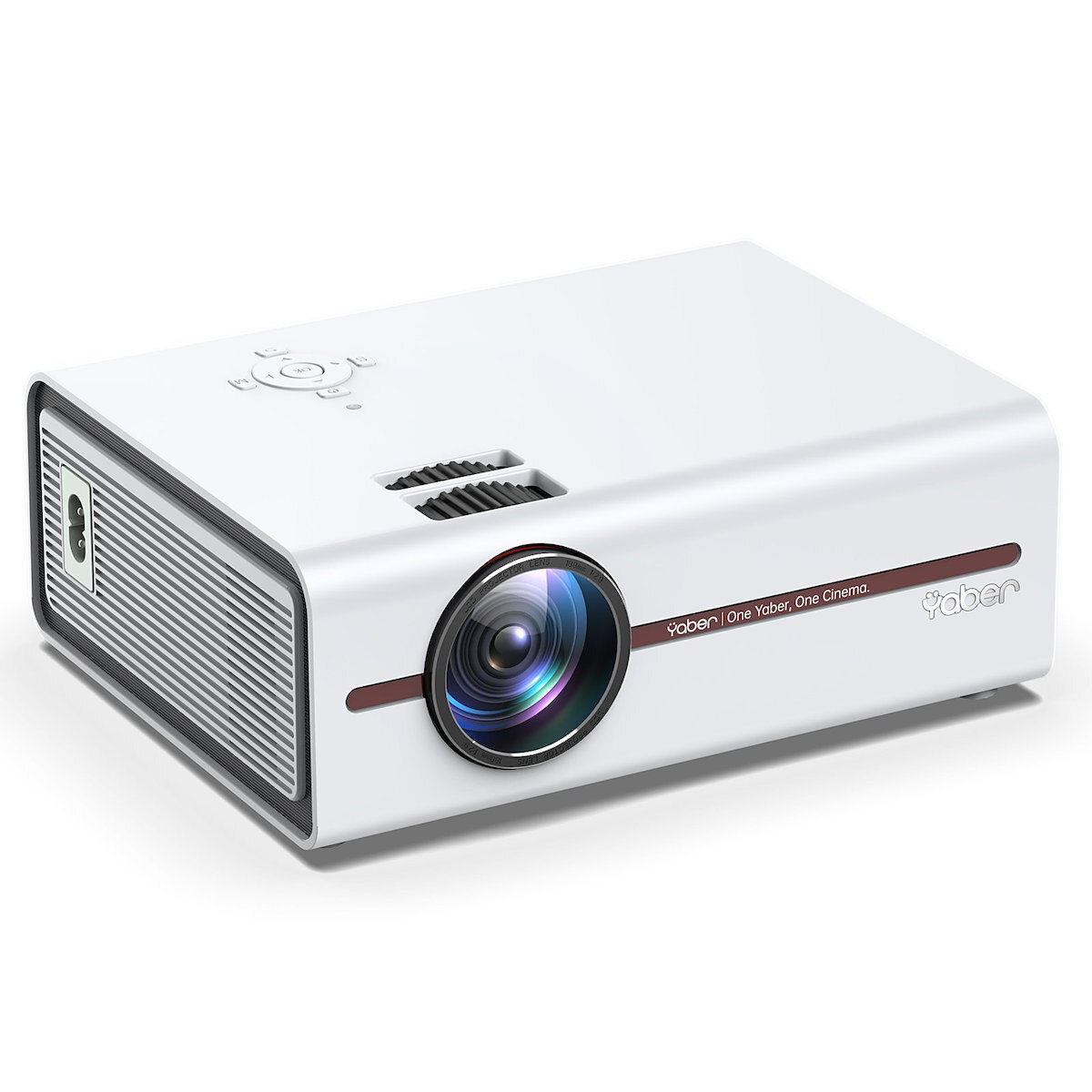 YG230 Mini Projecteur Portable 640*480 Pixels Full HD 1080P Prise
