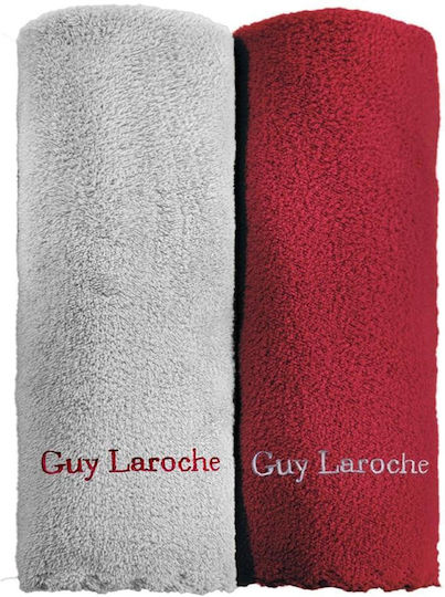 Guy Laroche Gourmet Set 18 Хавлиени кърпи Grey - Red 50x35см 2бр
