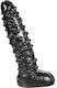 All Black Graeme Ρεαλιστικό Dildo με Όρχεις Μαύρο 26.5cm