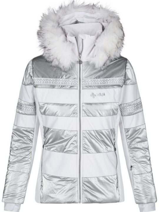 Kilpi Dalila SL0133KI-WHT Γυναικείο Μπουφάν για Σκι & Snowboard Λευκό