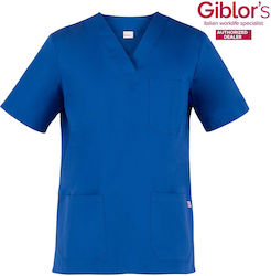 Giblor's Jason Unisex Medical Blouse Blue