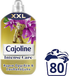Cajoline Συμπυκνωμένο Μαλακτικό Ρούχων Intense Care με Άρωμα Άγρια Ορχιδέα & Σανδαλόξυλο 80 Μεζούρες