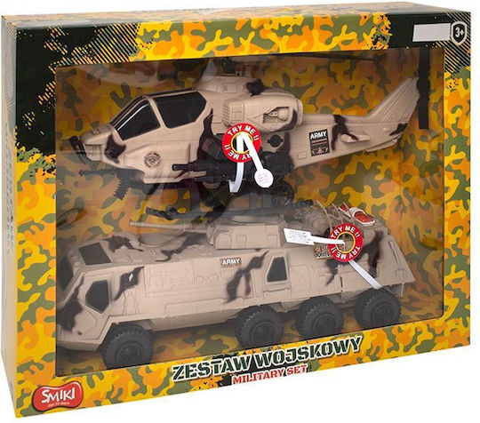 Smyk Military Set with Helicopter for Ages 3+