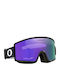 Oakley Target Line Mască de Schi & Snowboard pentru Adulți Neagră cu Lentilă Violetă cu Oglindă