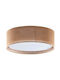 TK Lighting Juta Πλαφονιέρα Οροφής 60εκ. Καφέ με Ντουί E27