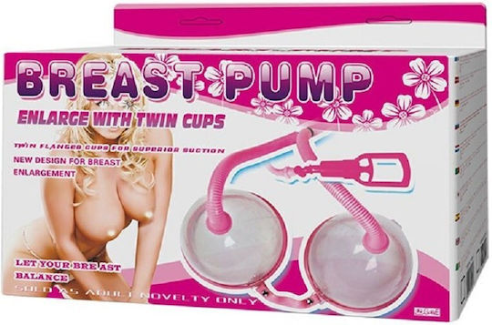 Baile Breast Pump Sauger Brustwarzen mit Zwillingsbechern Pink 1Stück