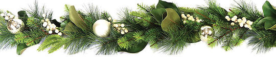 Lianos Christmas Garland Green 150cm 2pcs