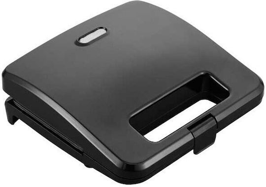 Silver 22155-011-00-02 Τοστιέρα με Κεραμικές Πλάκες για 2 Τοστ 800W Μαύρη