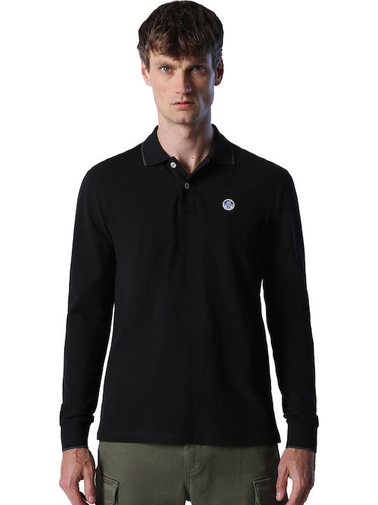 Polo Long Sleeve Blouse Black
