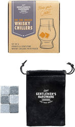 Gentlemen's Hardware Διακοσμητικά Παγάκια Πέτρινα με Θήκη Αποθήκευσης 6τμχ