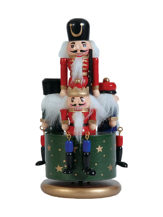 Lianos Cu cheie Nutcracker de Crăciun Lemn Înălțime 19.5cm.