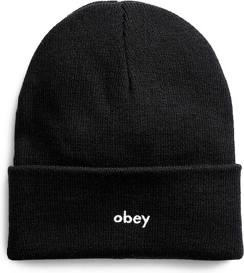 Karma Beanie Männer Beanie Gestrickt in Schwarz Farbe
