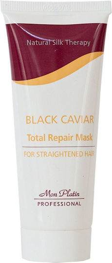 Mon Platin Black Caviar Professional Haarmaske Für Reparatur Mit Keratin 100ml