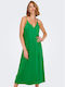 Only Midi Rochie de Seară Rochie Slip Verde